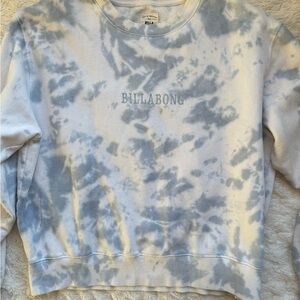 Billabong Cloudy Blue and White Sweatshirt